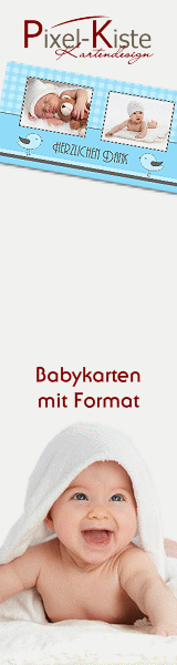 Babykarten von Pixel-Kiste Kartendesign - Geburtsanzeigen, Danksagungen, Taufeinladungen & Accessoires